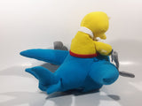 1990 Applause Jim Henson Sesame Street Big Bird in Blue Airplane 12" Stuffed Toy Hand Puppet Character with Tags