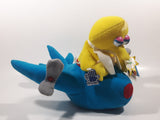 1990 Applause Jim Henson Sesame Street Big Bird in Blue Airplane 12" Stuffed Toy Hand Puppet Character with Tags
