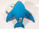 1990 Applause Jim Henson Sesame Street Big Bird in Blue Airplane 12" Stuffed Toy Hand Puppet Character with Tags