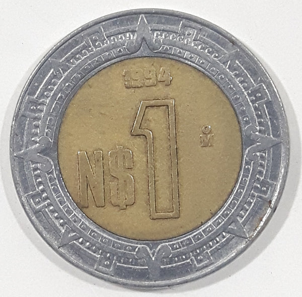 1994 Mexico One 1 Peso Coin