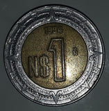1994 Mexico One 1 Peso Coin