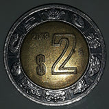 2018 Mexico Two 2 Peso Coin