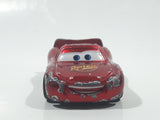 Disney Pixar Cars Lightning McQueen #95 Metallic Red Die Cast Toy Race Car Vehicle