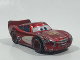 Disney Pixar Cars Lightning McQueen #95 Metallic Red Die Cast Toy Race Car Vehicle