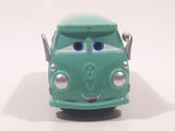 Disney Pixar Cars VW Bus Fillmore Volkswagen AG Groovy Love Flower Power Van Green Die Cast Toy Car Vehicle