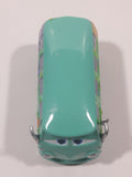 Disney Pixar Cars VW Bus Fillmore Volkswagen AG Groovy Love Flower Power Van Green Die Cast Toy Car Vehicle