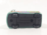 Disney Pixar Cars VW Bus Fillmore Volkswagen AG Groovy Love Flower Power Van Green Die Cast Toy Car Vehicle