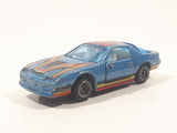 1982 Kidco Lock-Ups Chevrolet Camaro Z-28 Blue Die Cast Toy Car Vehicle with Opening Doors