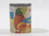 Vintage Gordy Fruit Cocktail In Heavy Syrup Miniature 1 1/2" Tall Plastic Toy Food Can