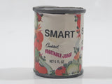 Vintage SMART Cocktail Vegetable Juice Miniature 1 1/2" Tall Plastic Toy Food Can