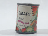 Vintage SMART Cocktail Vegetable Juice Miniature 1 1/2" Tall Plastic Toy Food Can