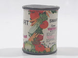 Vintage SMART Cocktail Vegetable Juice Miniature 1 1/2" Tall Plastic Toy Food Can