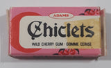Vintage Adams Chiclets Wild Cherry Gum Box EMPTY