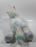 Anko White Unicorn 11" Long Stuffed Animal Toy Plush