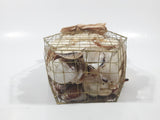 Seashell Filled Wire Cage 6" Tall