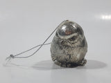 Silver Look Metal Song Bird 2" Tall Hanging Ornament