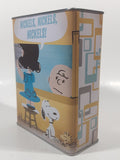 Hallmark Peanuts Open For Business Charlie Brown Lucy Snoopy Woodstock 6" Tall Tin Metal Coin Bank