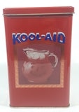 Kool-Aid Sugar Sweetened Soft Drink Mix 8" Tall Tin Metal Container
