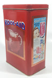 Kool-Aid Sugar Sweetened Soft Drink Mix 8" Tall Tin Metal Container