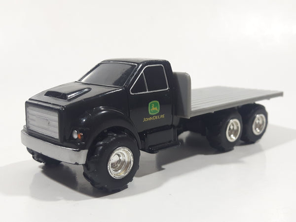 ERTL John Deere Flat Bed Truck Black and Grey Die Cast Toy Car Vehicle