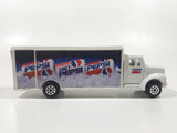 1993 Road Champs Pepsi Diet Pepsi Delivery Truck White Die Cast Toy Car Vehicle with Opening Rear Side Doors