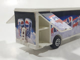 1993 Road Champs Pepsi Diet Pepsi Delivery Truck White Die Cast Toy Car Vehicle with Opening Rear Side Doors