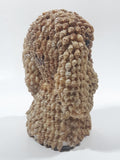 Vintage Seashell Covered Poodle Ornament 5 1/2" Tall
