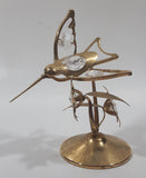 Mascot Int Crystal Delight 24K Gold Plated Austrian Crystal Hummingbirds and Flower Metal Ornament