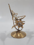 Mascot Int Crystal Delight 24K Gold Plated Austrian Crystal Hummingbirds and Flower Metal Ornament
