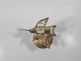 Mascot Int Crystal Delight 24K Gold Plated Austrian Crystal Hummingbirds and Flower Metal Ornament