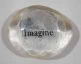 Imagine Clear Resin Fridge Magnet