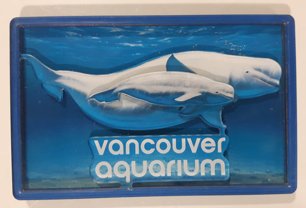 Vancouver Aquarium 3D Beluga Whale 2 1/4" x 3 1/2" Fridge Magnet