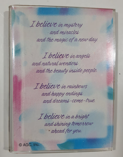 AGC "I Believe" Poem 2 1/2" x 3 1/2" Fridge Magnet