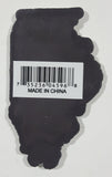 Illinois "Land Of Lincoln" Springfield 1 5/8" x 2 5/8" State Shaped Rubber Fridge Magnet