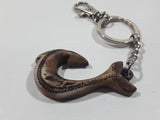 Maui Hook Whale Tail Bone Look Key Chain