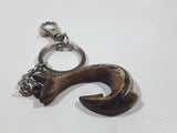 Maui Hook Whale Tail Bone Look Key Chain