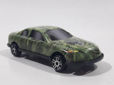 Triceratops Dinosaur Green Pattern Die Cast Toy Car Vehicle