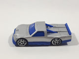Motor Max Truck Silver and Blue Die Cast Toy Car Vehicle