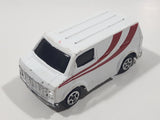 Vintage Unknown Brand 8637 Van White Die Cast Toy Car Vehicle