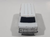 Vintage Unknown Brand 8637 Van White Die Cast Toy Car Vehicle