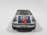 Vintage 1987 Lesney Matchbox Superfast No. 3 Porsche Turbo #14 BOSS White Die Cast Toy Car Vehicle with Opening Doors