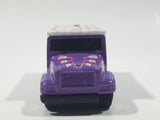 2002 Maisto Marvel Gambit Armored Van Truck Purple with White Roof Die Cast Toy Car Vehicle