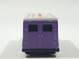 2002 Maisto Marvel Gambit Armored Van Truck Purple with White Roof Die Cast Toy Car Vehicle