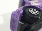 2002 Maisto Marvel Gambit Armored Van Truck Purple with White Roof Die Cast Toy Car Vehicle