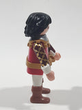 1993 Geobra Playmobil Fantasy Fairy tale Princess Castle Prince in Red 2 7/8" Tall Toy Figure