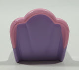 Small Light Purple and Pink 1" Tall Plastic Toy Chair Doll House Furniture