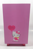 2013 Sanrio Hello Kitty Colorful Three Drawer 8 1/2" Tall Wood Trinket Jewelry Box
