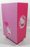2013 Sanrio Hello Kitty Colorful Three Drawer 8 1/2" Tall Wood Trinket Jewelry Box