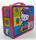 Rare 2007 Sanrio Hello Kitty Embossed Tin Metal Lunch Box