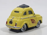 Disney Pixar Cars Fiat 500 Luigi Yellow Die Cast Toy Car Vehicle W2097